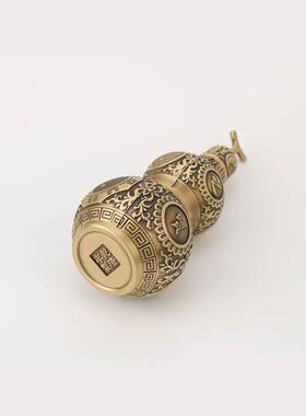 厂家 新款铜葫芦摆件开盖铜葫芦机压葫芦工艺品佛具