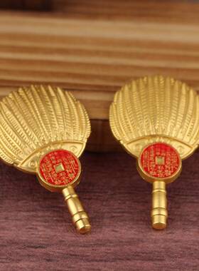 中式民族风合金诸葛扇高级感配件摆件金属钥匙扣挂件礼物挂饰装饰
