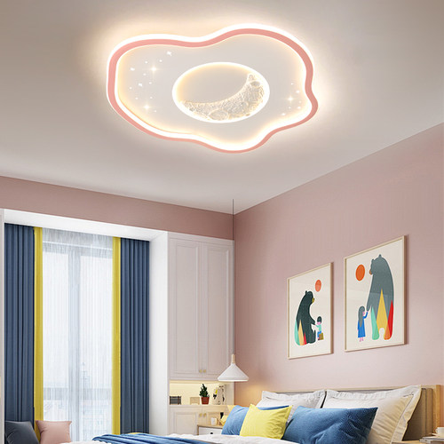 LED主卧室吸顶灯现代简约星空灯儿童书房间2024新款广东中山灯具 - 图0