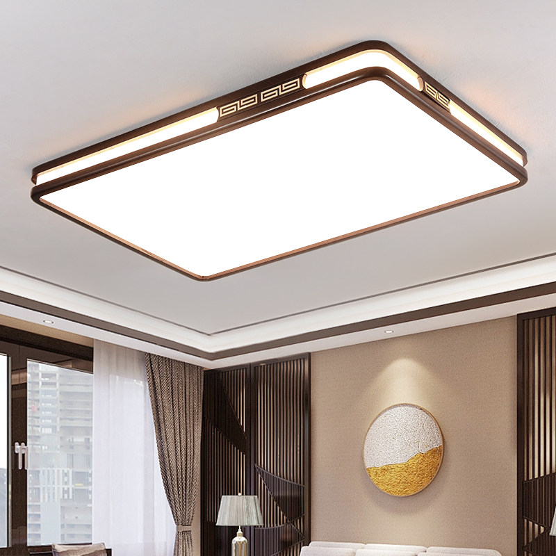 全光谱护眼LED客厅吸顶灯新中式胡桃木圆形卧室房间餐厅全屋灯具,淘宝优惠券,粉丝福利购,淘宝优惠卷