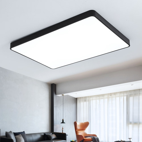 北欧长方形客厅灯2025新款LED主卧室吸顶灯阳台房间广东中山灯具 - 图0