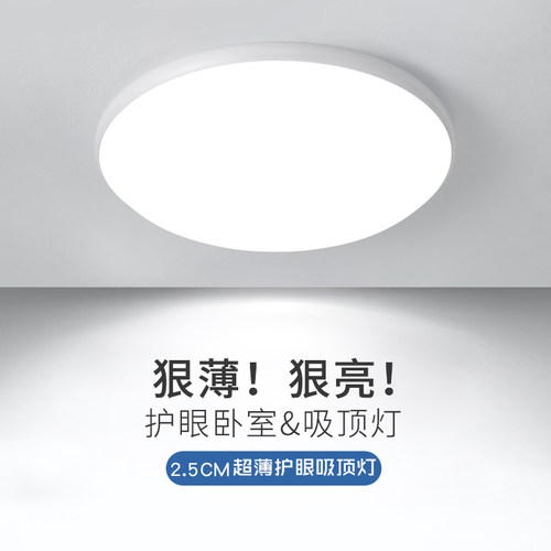 北欧led苹果吸顶灯简约现代客厅餐厅卧室书房阳台灯2026新款灯具 - 图0
