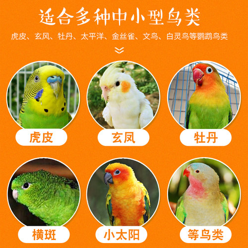 鹦鹉鸟粮饲料鸟食虎皮鸟料玄凤混合粮谷子带壳2500ml - 图3