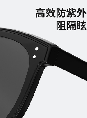 gm近视墨镜女可配带度数太阳眼镜