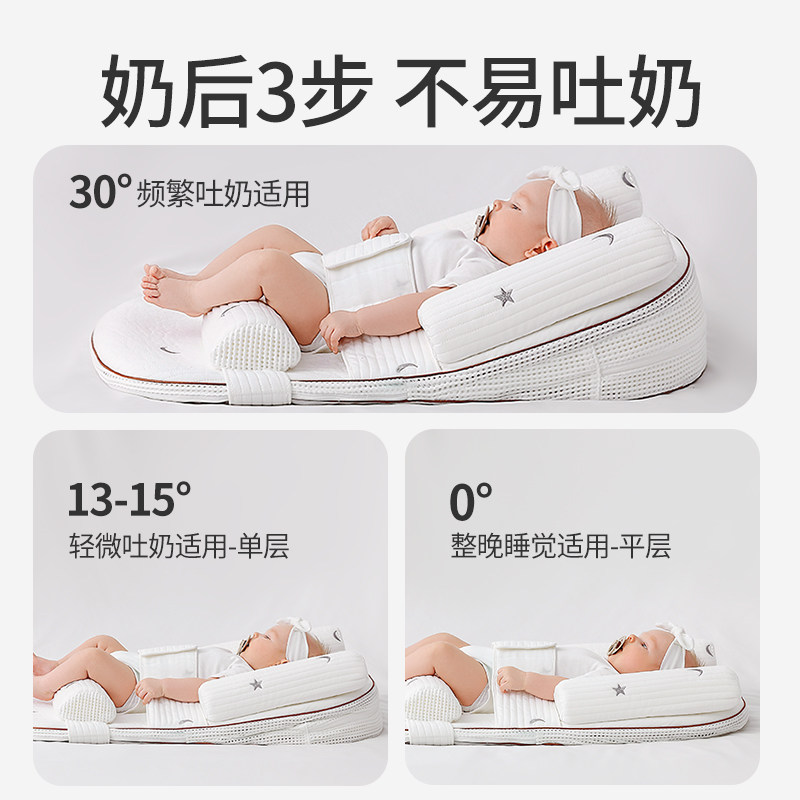 高童防吐奶斜坡垫婴儿床喂奶神器新生安抚宝宝斜坡枕躺喂哺乳枕,淘宝优惠券,粉丝福利购,淘宝优惠卷