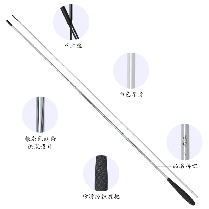 禧玛诺红月风切飒风景仙桔梗刀雅P朱彩焰彩台钓竿手竿鱼杆并继竿-图0