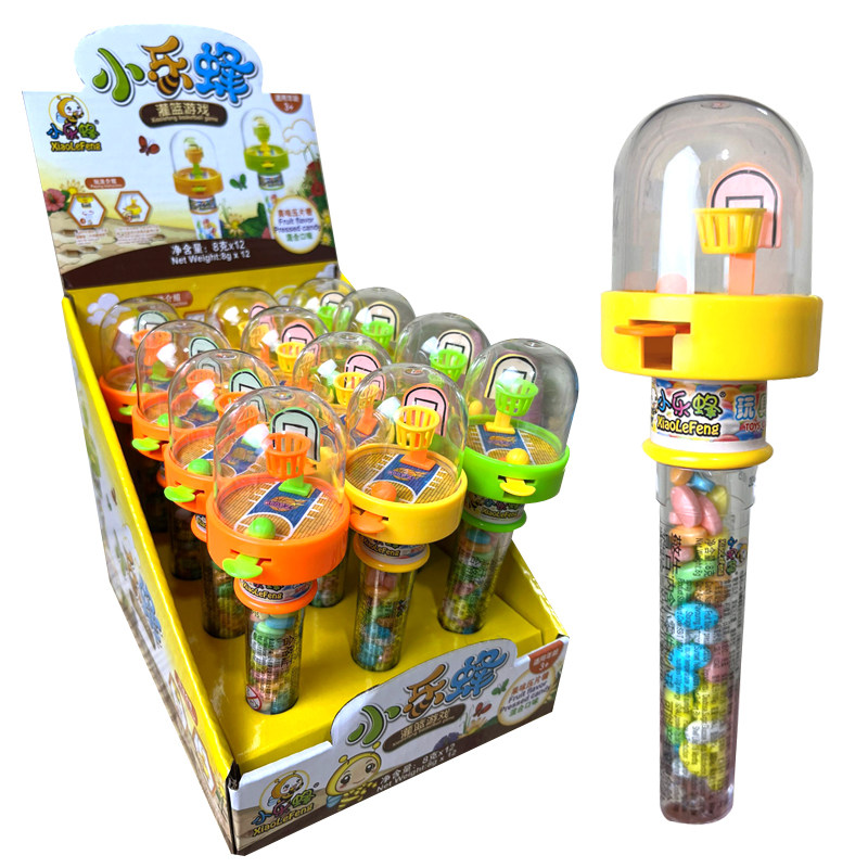 小乐蜂灌篮投篮游戏玩具糖果指尖篮球好玩儿童创意糖玩零食礼物 - 图2