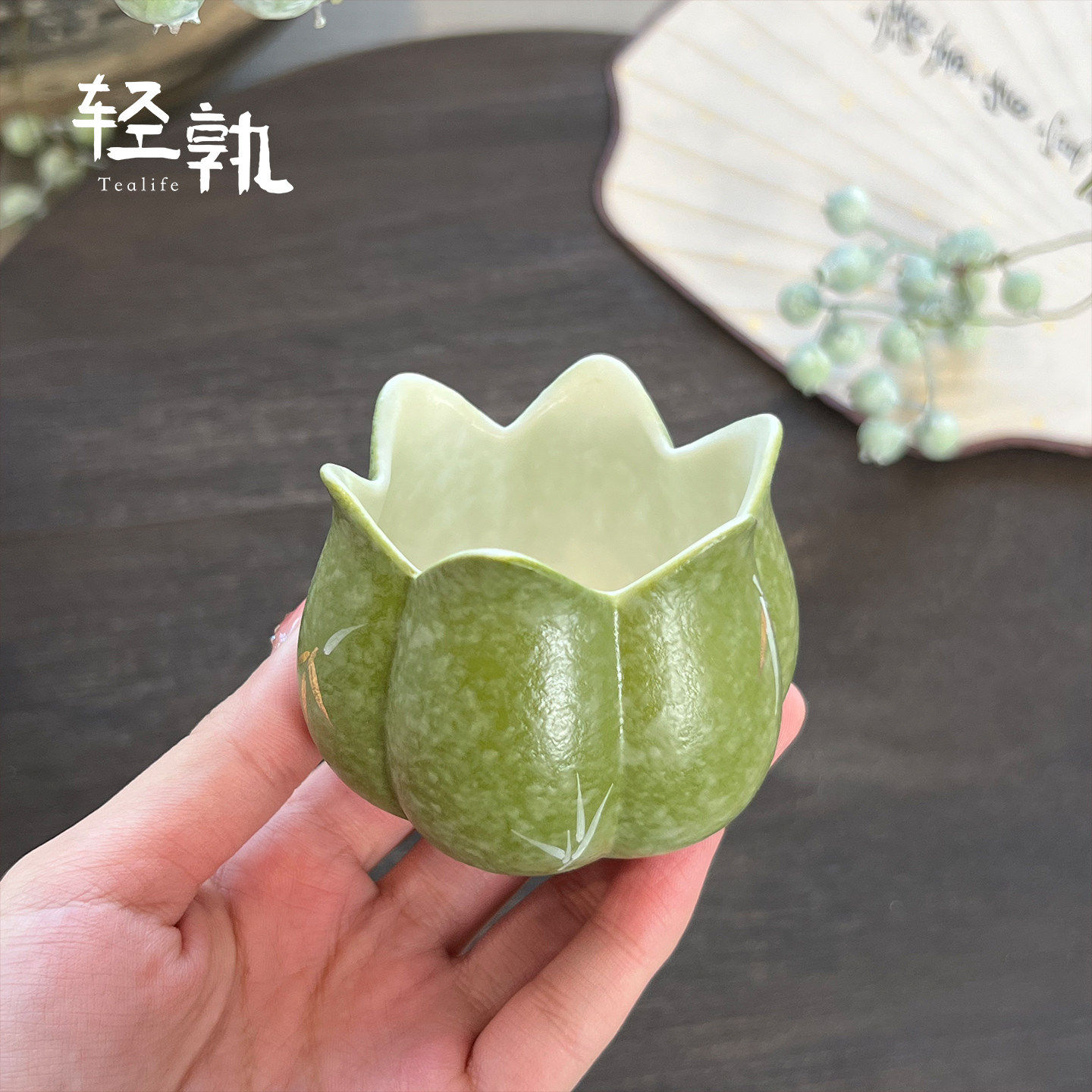 手绘白竹佛手香插陶瓷香炉家用室内香薰炉香道檀香线香插创意熏香,淘宝优惠券,粉丝福利购,淘宝优惠卷