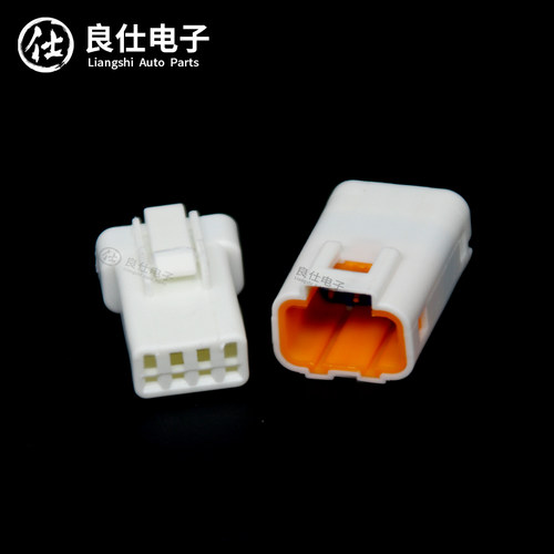 汽车连接器JST 4孔针座防水接插件 B04B-JWPF-SK-R 公母对接插头 - 图2