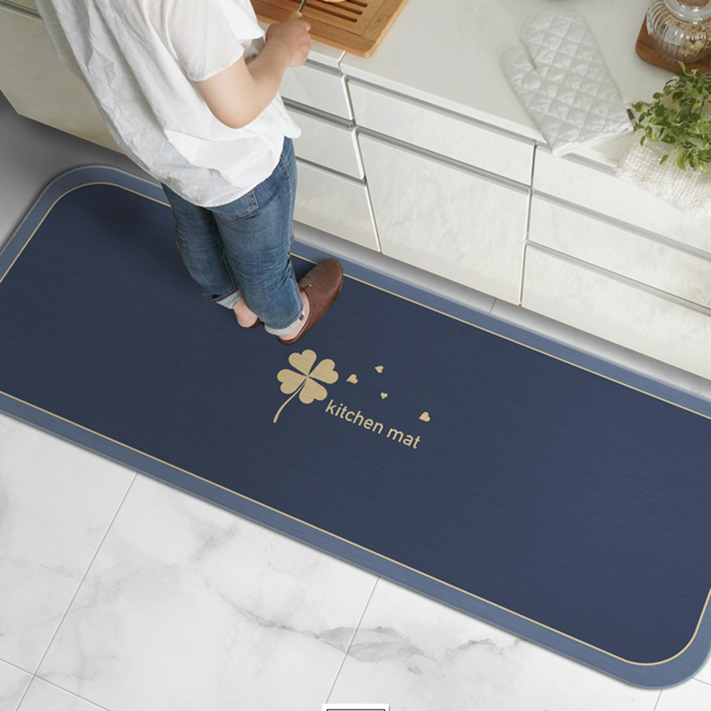 厨房专用地垫防油防水防滑家用门口耐脏长条脚垫吸水地毯可擦免洗,淘宝优惠券,粉丝福利购,淘宝优惠卷