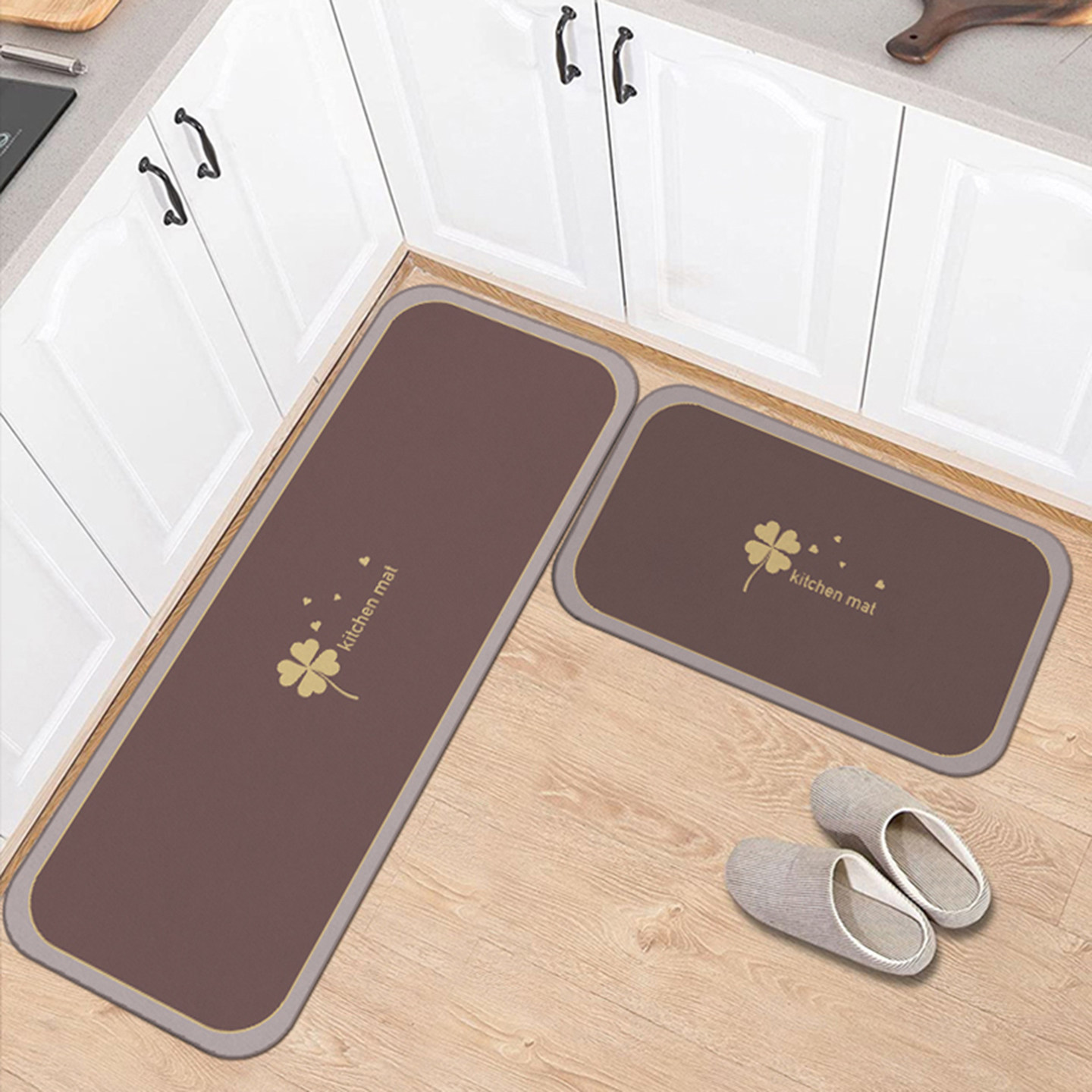 厨房专用地垫防油防水防滑家用门口耐脏长条脚垫吸水地毯可擦免洗,淘宝优惠券,粉丝福利购,淘宝优惠卷