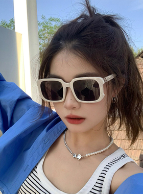 墨镜女夏防紫外线方框ins风大框