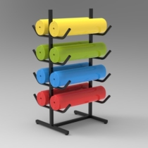 Creative Large Capacity Yoga Mat Containing Shelf Finishing Racks Multilayer Yoga Gallery Fitness I House Foam Roller Finishing