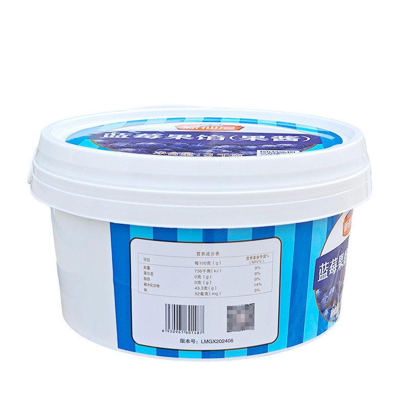 立高新仙尼蓝莓果馅3kg商用蛋糕面包夹心草莓水果果酱烘焙馅料,淘宝优惠券,粉丝福利购,淘宝优惠卷