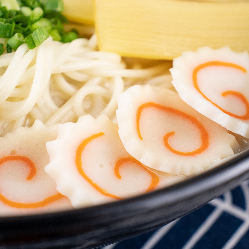 胜田鱼糕卷150g*10根闽门卷  日式便当拉面配料食材鸣门卷鱼板卷 - 图0