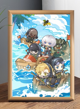 三角洲行动干员全家福创意相框