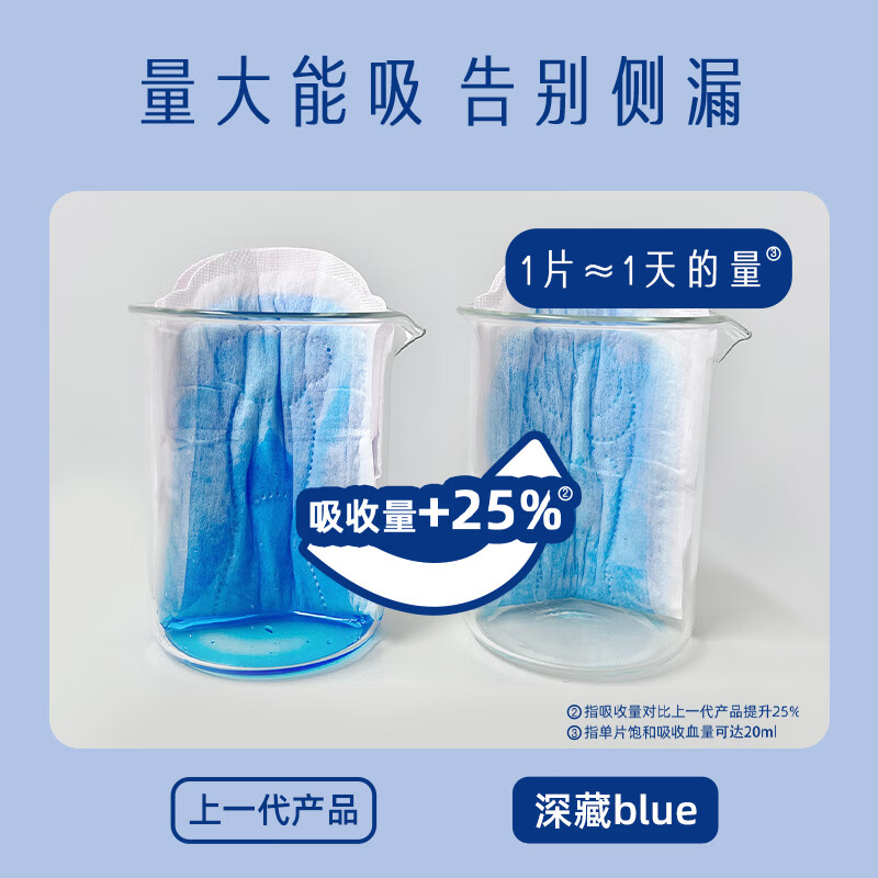 她研社卫生巾深藏blue极薄纯棉日用夜用姨妈女整箱正品官方旗舰店