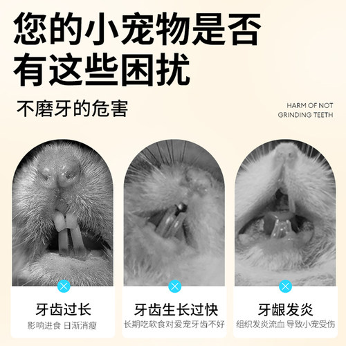 布卡星小仓鼠磨牙用品小饼干苹果枝棒甜竹营养兔子龙猫金丝熊零食 - 图0