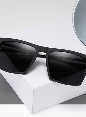 潮流高清偏光女太阳镜户外方框