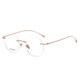 Titanium one-piece temple multi-sided glasses, ultra-light and value-conscious