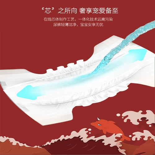 碧芭宝贝大鱼海棠mini纸尿裤拉拉训练裤新生婴儿超薄透气NB-3XL码 - 图1