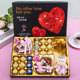 Dove chocolate gift box for girlfriend, New Year, Valentine's Day gift, birthday gift, heart-shaped snacks