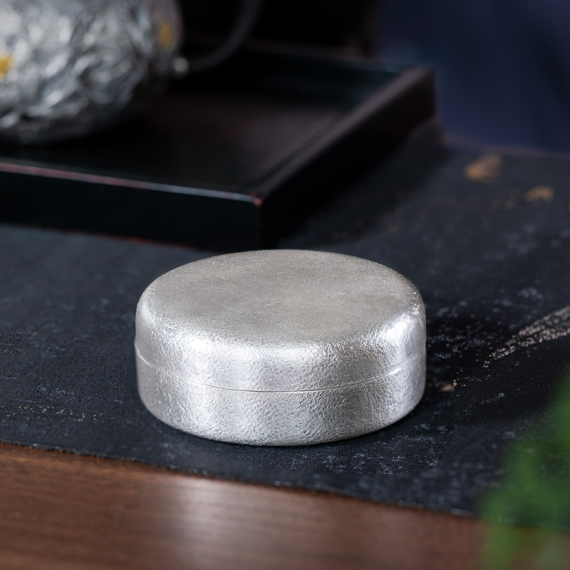 滇庆堂足银999手工茶叶罐普洱茶收纳盒中式茶叶盒随身茶叶储存罐,淘宝优惠券,粉丝福利购,淘宝优惠卷