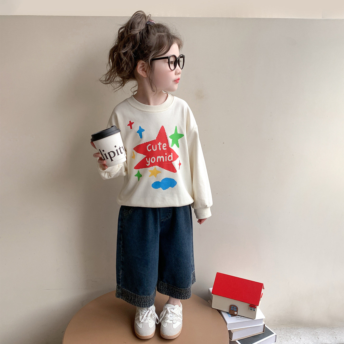 女童卫衣春秋装2026新款超好看儿童打底衫女宝宝洋气时髦长袖上衣,淘宝优惠券,粉丝福利购,淘宝优惠卷