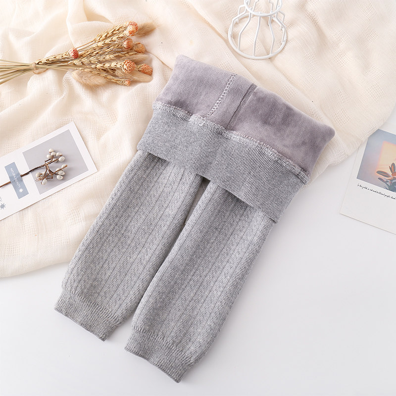 婴儿打底裤加绒加厚秋冬款女宝宝连体裤袜大pp外穿纯棉女童九分裤,淘宝优惠券,粉丝福利购,淘宝优惠卷