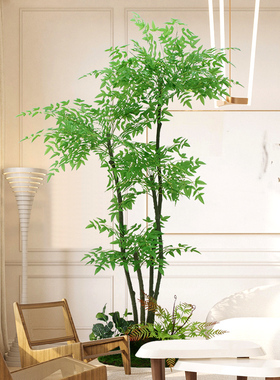 仿真绿植南天竹植物盆景