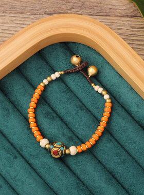 新款藏式民族风天然石手