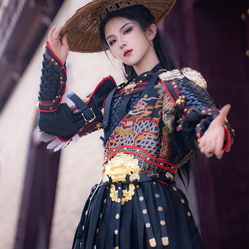 盔甲汉服铠甲明制分体锁子甲将军护臂腰带男女鱼鳞甲护腕中国甲胄,淘宝优惠券,粉丝福利购,淘宝优惠卷