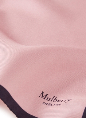 Mulberry/玛葆俪新品方巾丝巾
