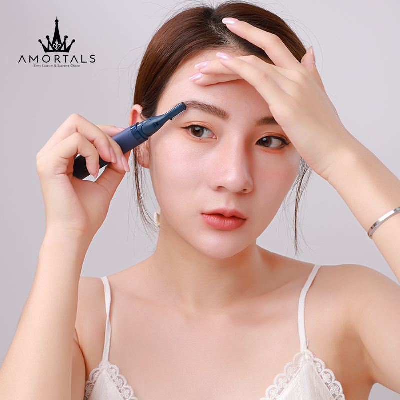 amortals尔木萄旗舰店韩国尔木萄电动修眉刀安全型便携专业刮眉毛男女士初学者专用正品2