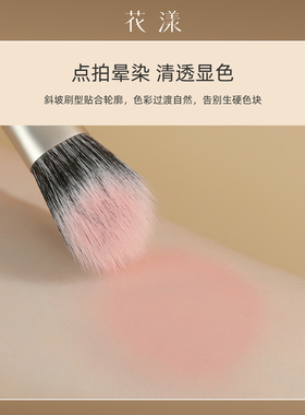 花漾望月小扫把点彩腮红刷