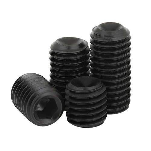 DIN916内六角无头螺丝 凹端紧定机米螺钉顶丝M3M4M5M6M8M10M12M20 - 图1