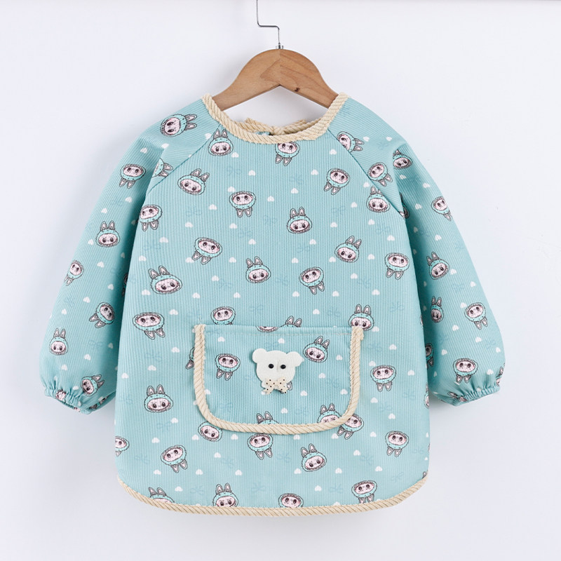 宝宝罩衣防水防脏吃饭围兜儿童长袖秋冬外穿婴儿围裙加绒女童罩衣,淘宝优惠券,粉丝福利购,淘宝优惠卷