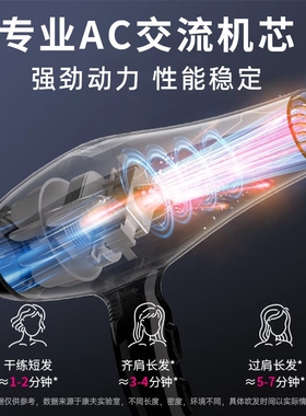 康夫电吹风机家用理发廊店大功率