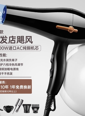吹风机负离子护发静音速干发廊理