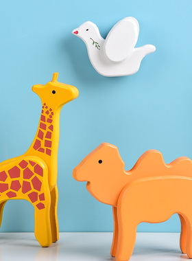 可爱风木质女孩床头柜ins小摆件