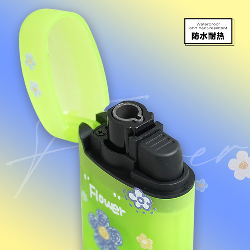 ZENGAZ英伽flower夜光充气打火机防风礼物花卉图案2026新款点烟器 - 图1