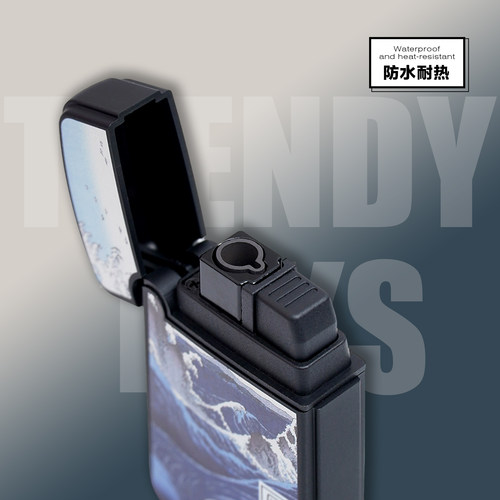 ZENGAZ英伽浮世绘颜值创意防风打火机高级耐用爆款火机雪茄点火器 - 图1