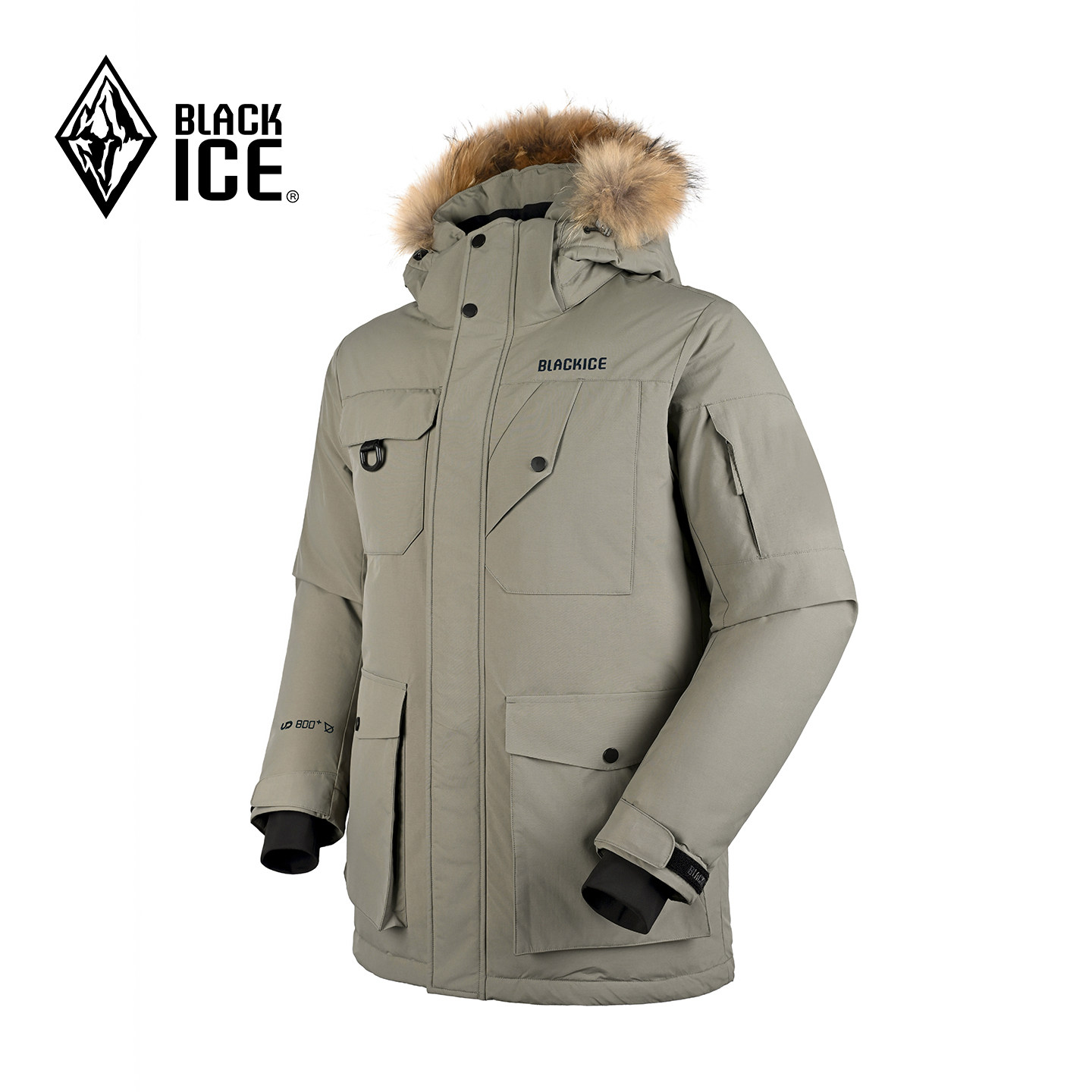 黑冰户外800蓬羽绒服鹅绒男款防风保暖派克服羽绒大衣8523,淘宝优惠券,粉丝福利购,淘宝优惠卷