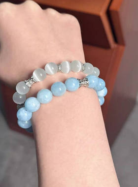 猫眼石手链气质千金公主手串