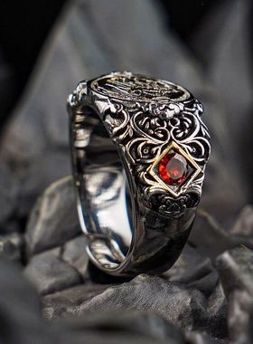 不良人第七季主题做旧复古感戒指