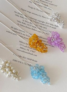 葡萄串珠天然石项链小众独特配饰