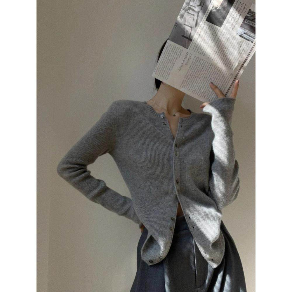 法国Rixo Rane? 高级感绝美针织开衫上衣女秋冬别致内搭打底毛衣,淘宝优惠券,粉丝福利购,淘宝优惠卷