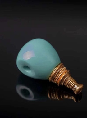 绿松石配饰三通18k佛头