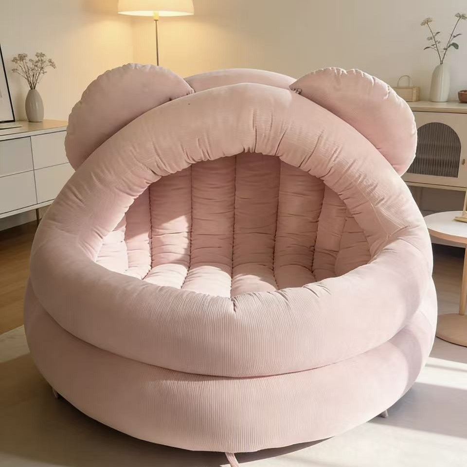 2026新款巨型人类狗窝猫窝沙发灯芯绒幼崽小窝房子全包围懒人沙发,淘宝优惠券,粉丝福利购,淘宝优惠卷