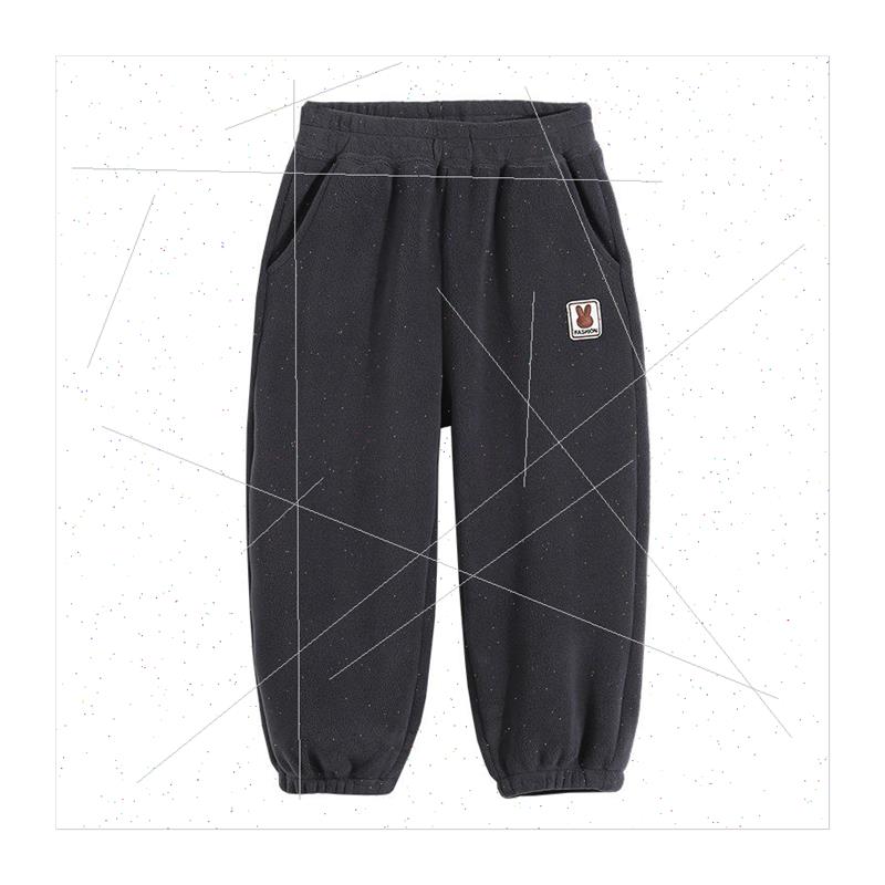 Boys padded pants one fleece sweatpants fall and winter  202 - 图3